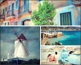 Photo collage of Balearic Islands